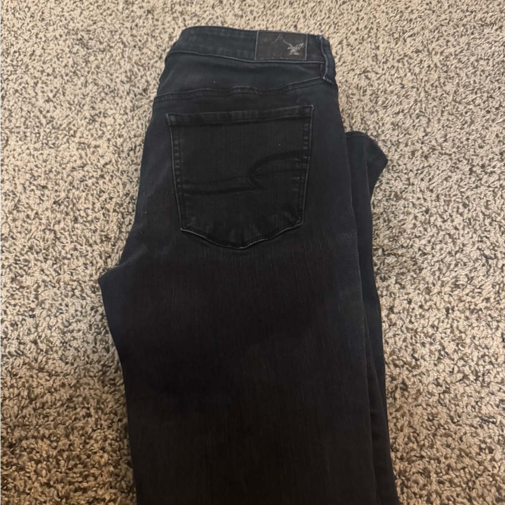 Women's Black Jeans. American Eagle. OBO